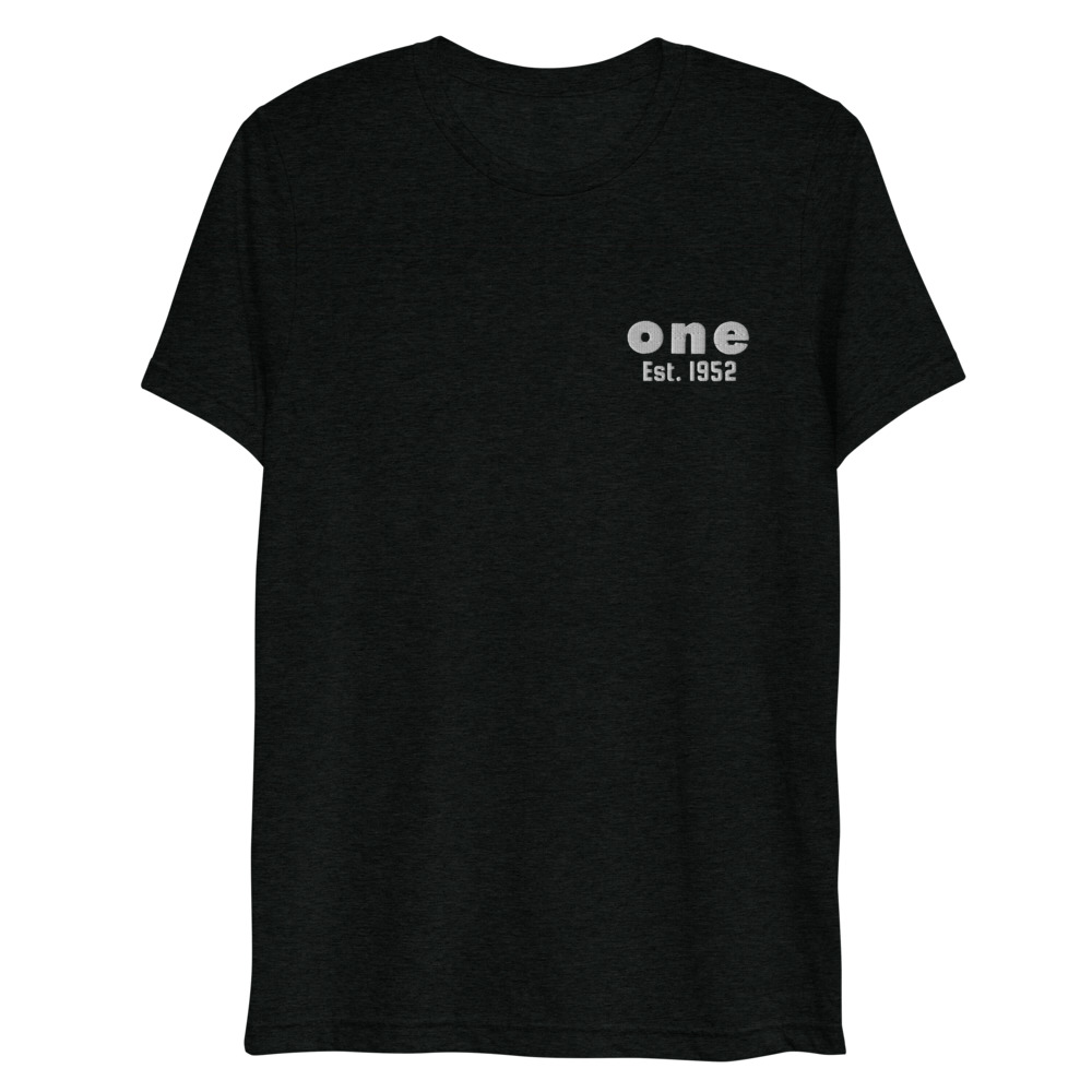 foretrække morgue Blå ONE Est. 1952 Short Sleeve T-shirt – ONE Archives Foundation
