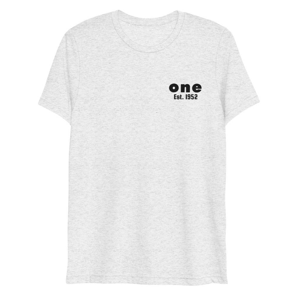 Også holdall Literacy ONE Est. 1952 Short Sleeve T-Shirt – ONE Archives Foundation